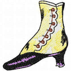 Shoes Embroidery Design 5 Shoes Embroidery Design 5